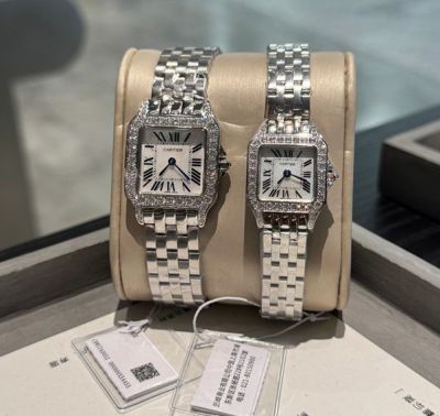 Cartier Santos 26*36mm for Medium 21*28mm for Small Quartz Movement 316L Steel Watch